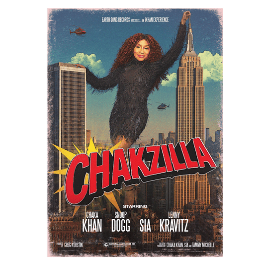 CHAKA KHAN CHAKZILLA POSTER