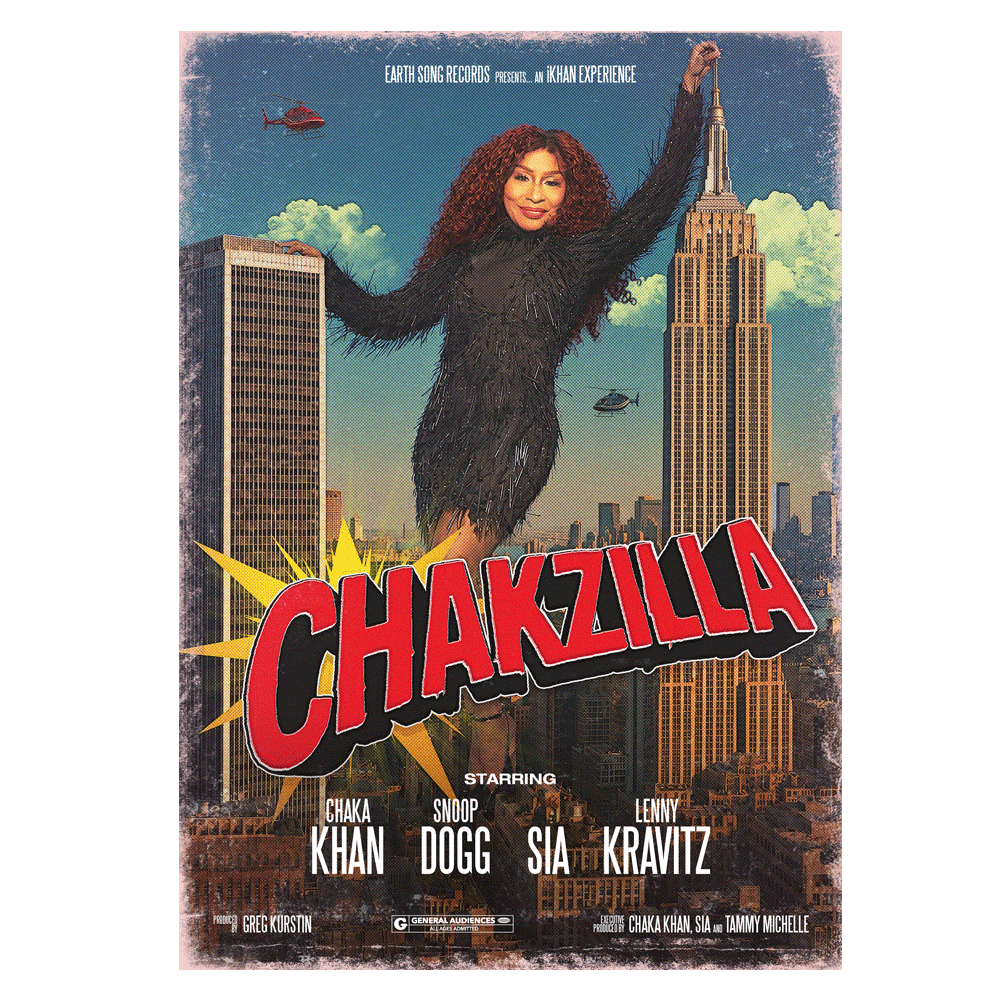 CHAKA KHAN: VINYL TEE POSTER BUNDLE + SIGNED A4 PRINT