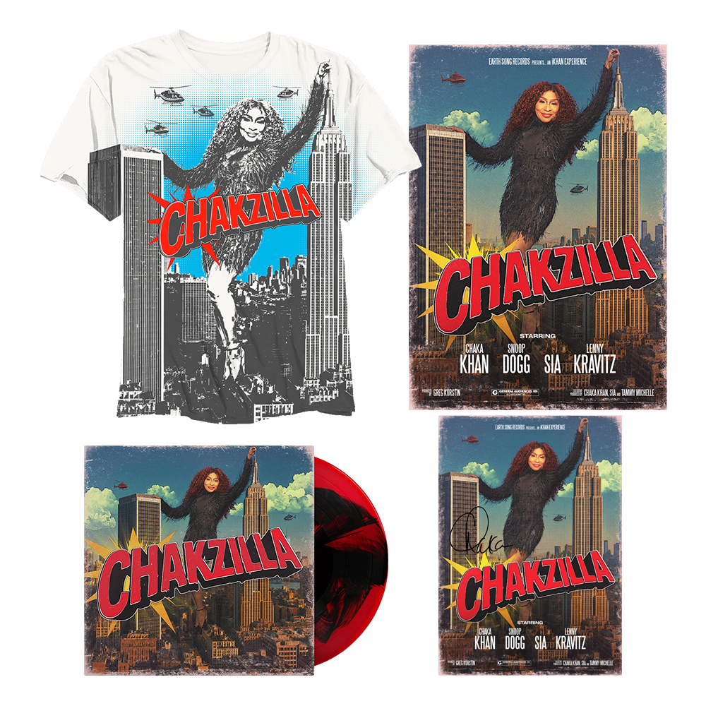 CHAKA KHAN: ALL-OVER ICON BUNDLE + SIGNED A4 PRINT