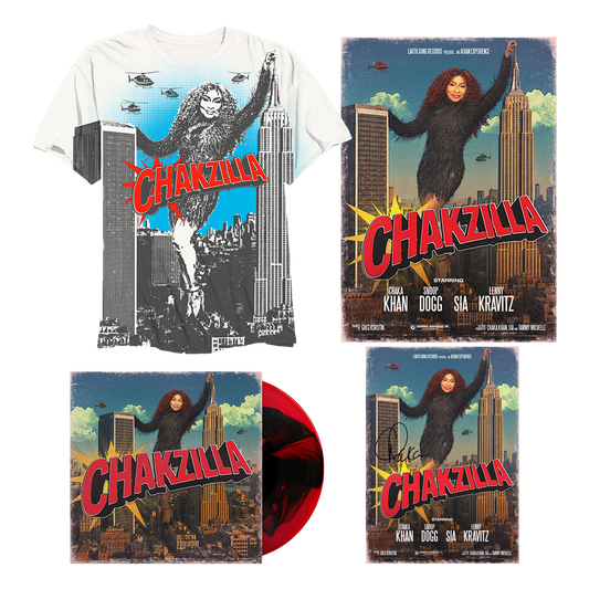 CHAKA KHAN: ALL-OVER ICON BUNDLE + SIGNED A4 PRINT