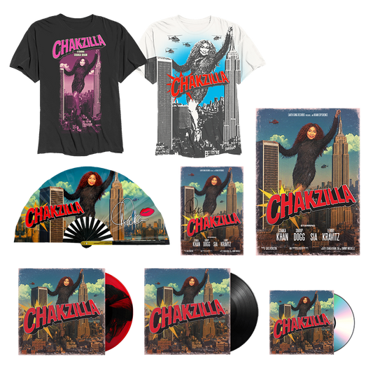 CHAKA KHAN: CHAKZILLA COLLECTOR BUNDLE + SIGNED A4 PRINT
