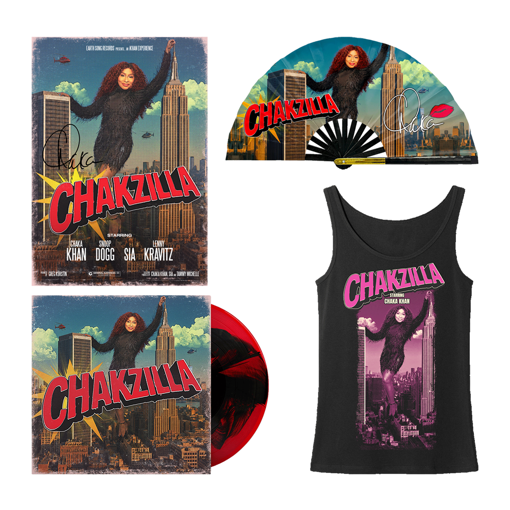 CHAKA KHAN: HER SET BUNDLE + SIGNED A4 PRINT
