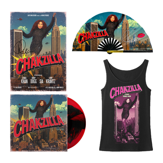 CHAKA KHAN: HER SET BUNDLE + SIGNED A4 PRINT