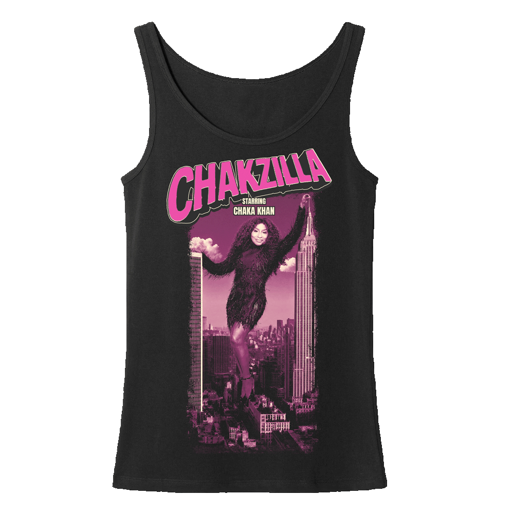 CHAKA KHAN CHAKZILLA STARRING WOMENS TANK TOP