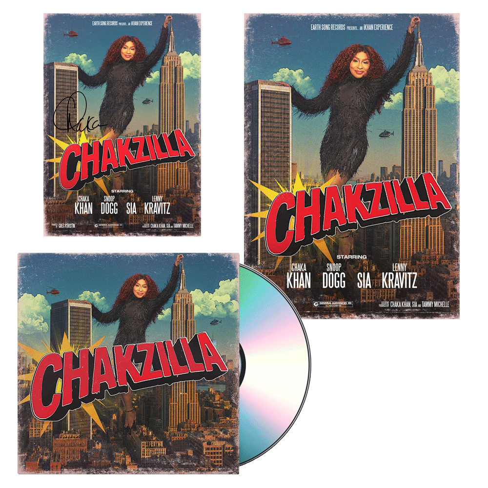 CHAKA KHAN: STARTER ROAR BUNDLE + SIGNED A4 PRINT